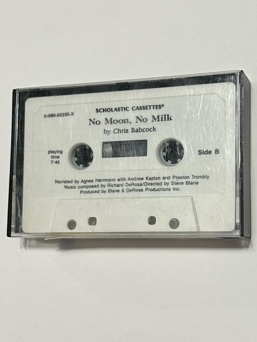 Scholastic Cassettes No Moon, No Milk